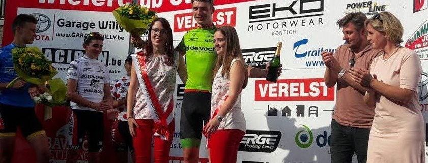 Van den Berg verdedigt groene trui in Kontich